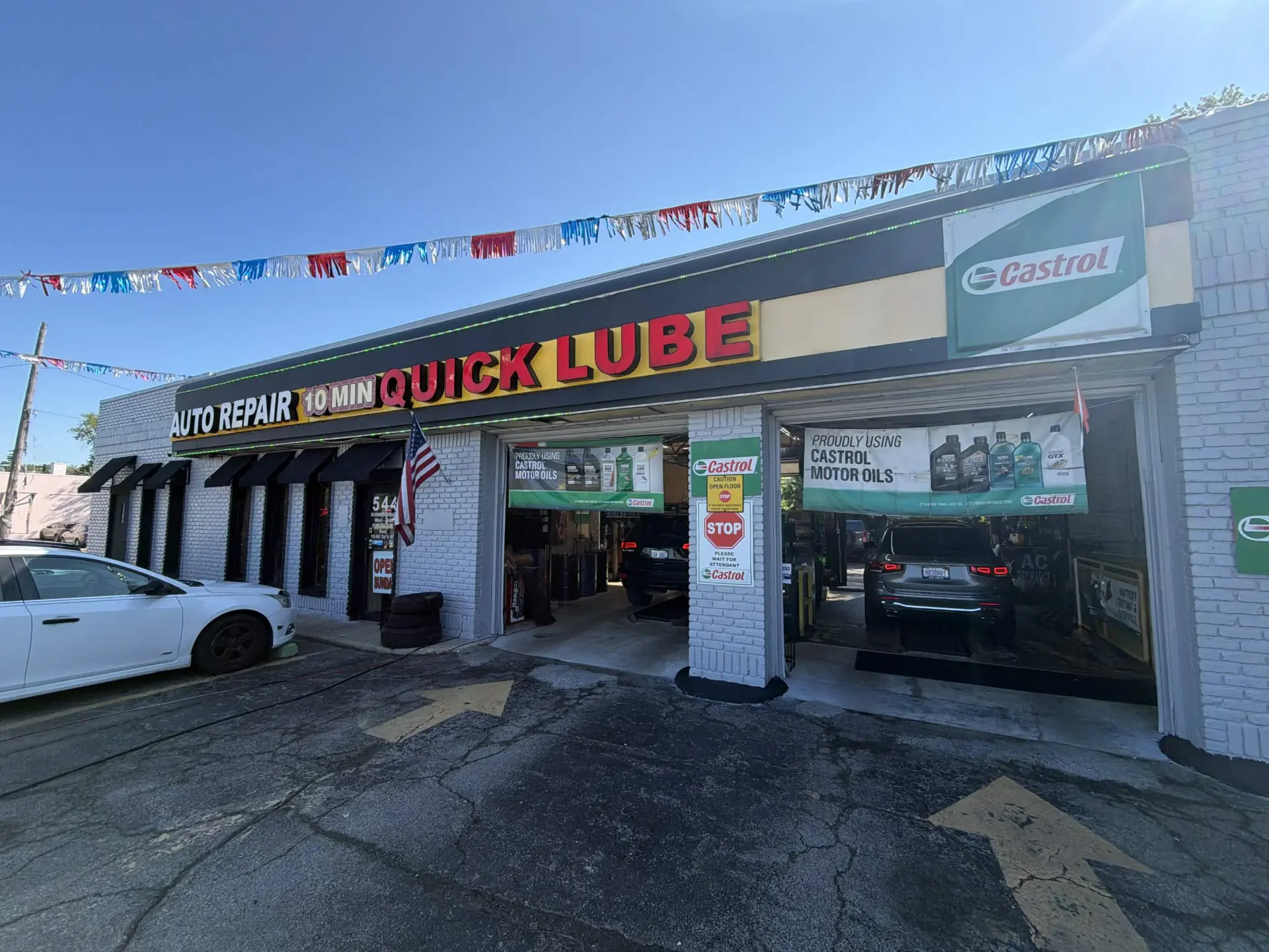 Castrol Quick Lube storefront on N Telegraph Rd in Dearborn